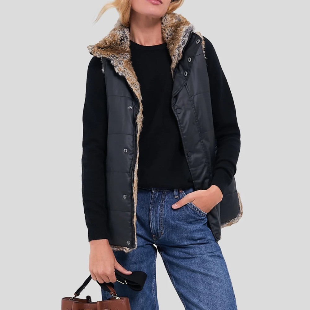 Tuckernuck Emilia Wax Fur Reversible Vest